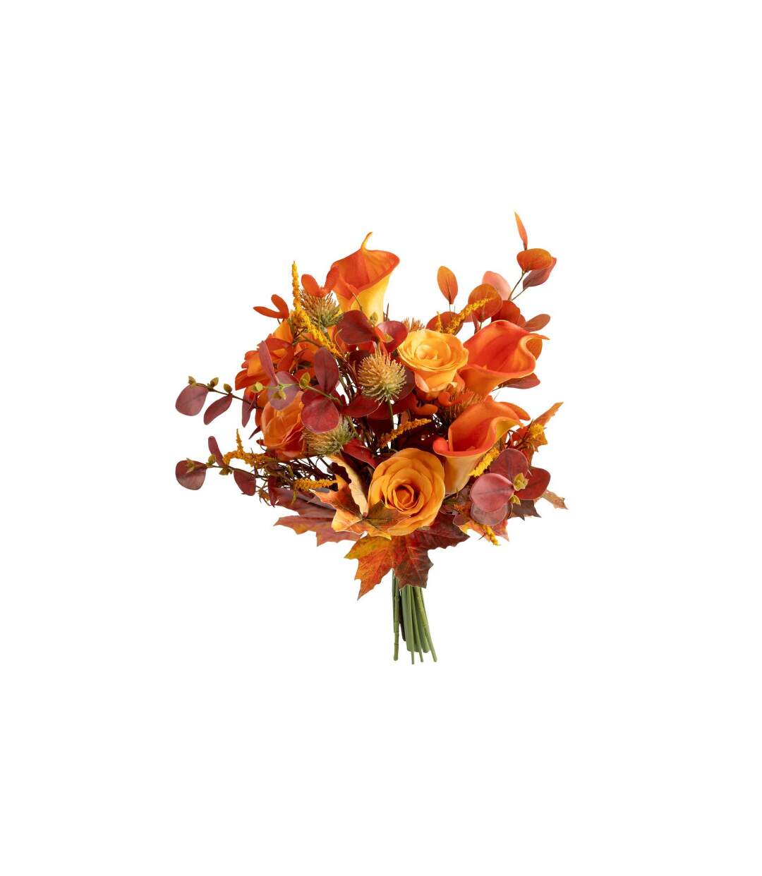 Bouquet Artificiel Automnal James 55cm Orange-1