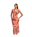 Robe Moulante Motif/style Floral Femme Corail Ted Baker-1
