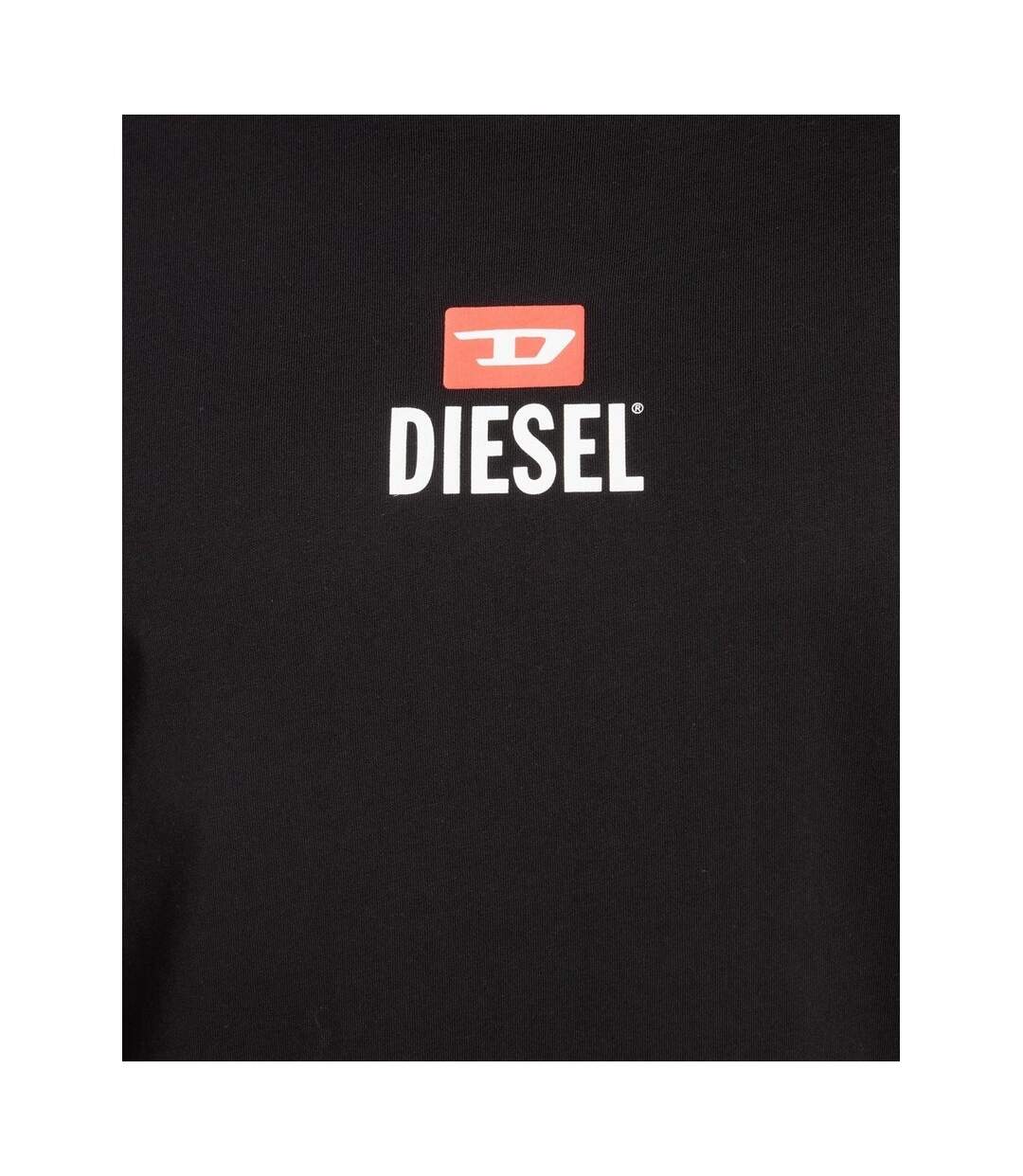 T-shirt Manches Longues Motif/style Logo Homme Noir Diesel-4