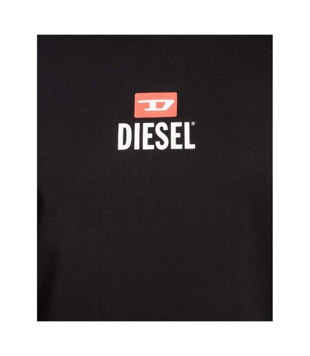 T-shirt Manches Longues Motif/style Logo Homme Noir Diesel