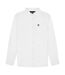 Mens Poplin Button-down Shirt White Lyle & Scott-2
