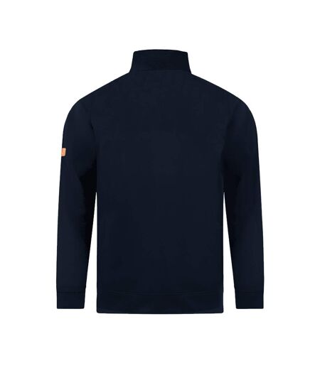 Mens D555 Russel Embroidered Logo Fleece Kingsize Sweatshirt Navy Duke