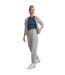 Womens/ladies Terrycloth Tapered Joggers Grey White Under Armour-4