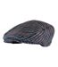 Mens Houndstooth Plaid Wool Blend Newsboy Flat Cap