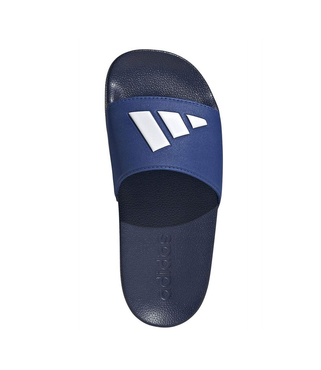 Tongs Motif/style Logo Adilette Shower Enfant Bleu Marine Adidas-3