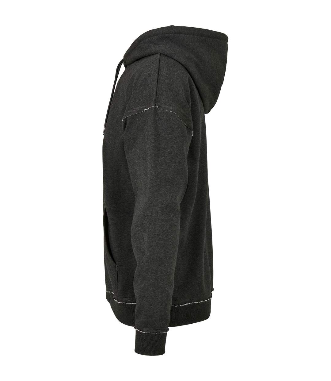 Sweat À Capuche Homme Charbon Build Your Brand-3