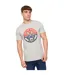 Mens Moules T-shirt Grey Marl Crosshatch-4