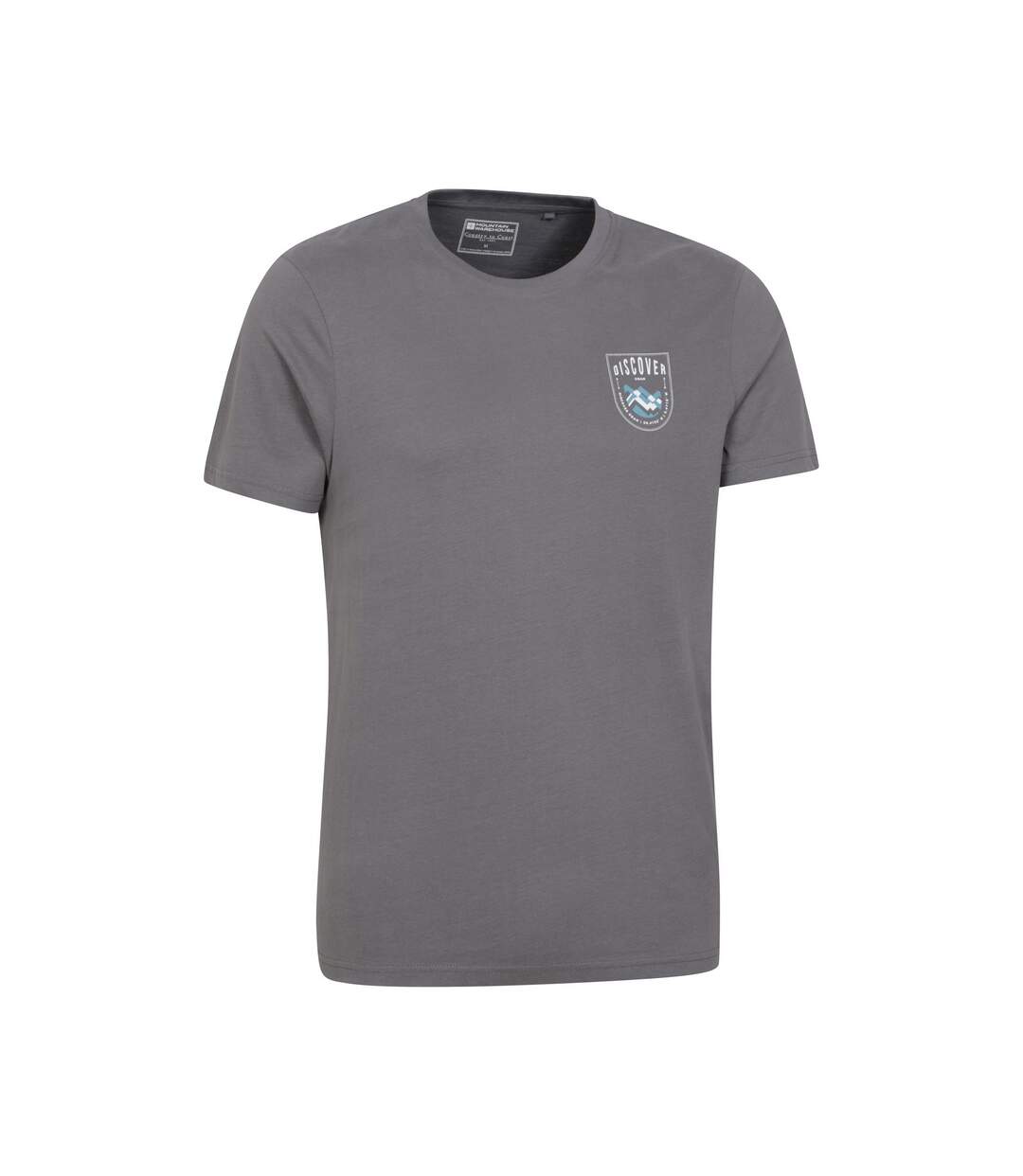 T-shirt discover oban homme gris Mountain Warehouse-3