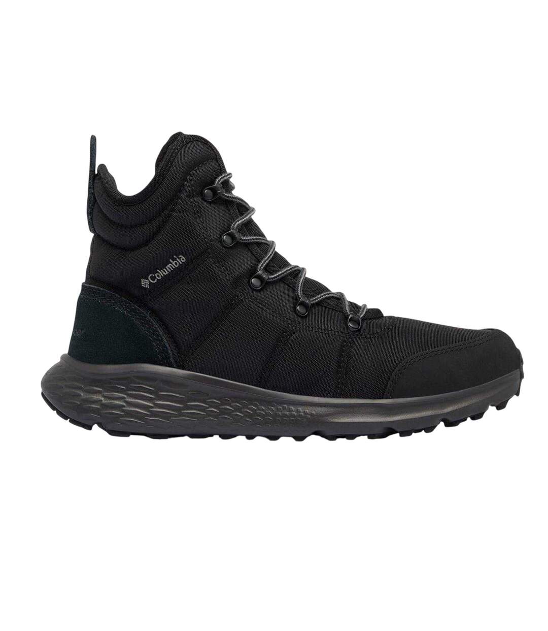 Mens Fairbanks Lace Up Winter Boots Black Columbia-1