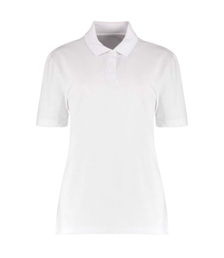 Polo workforce femme blanc Kustom Kit