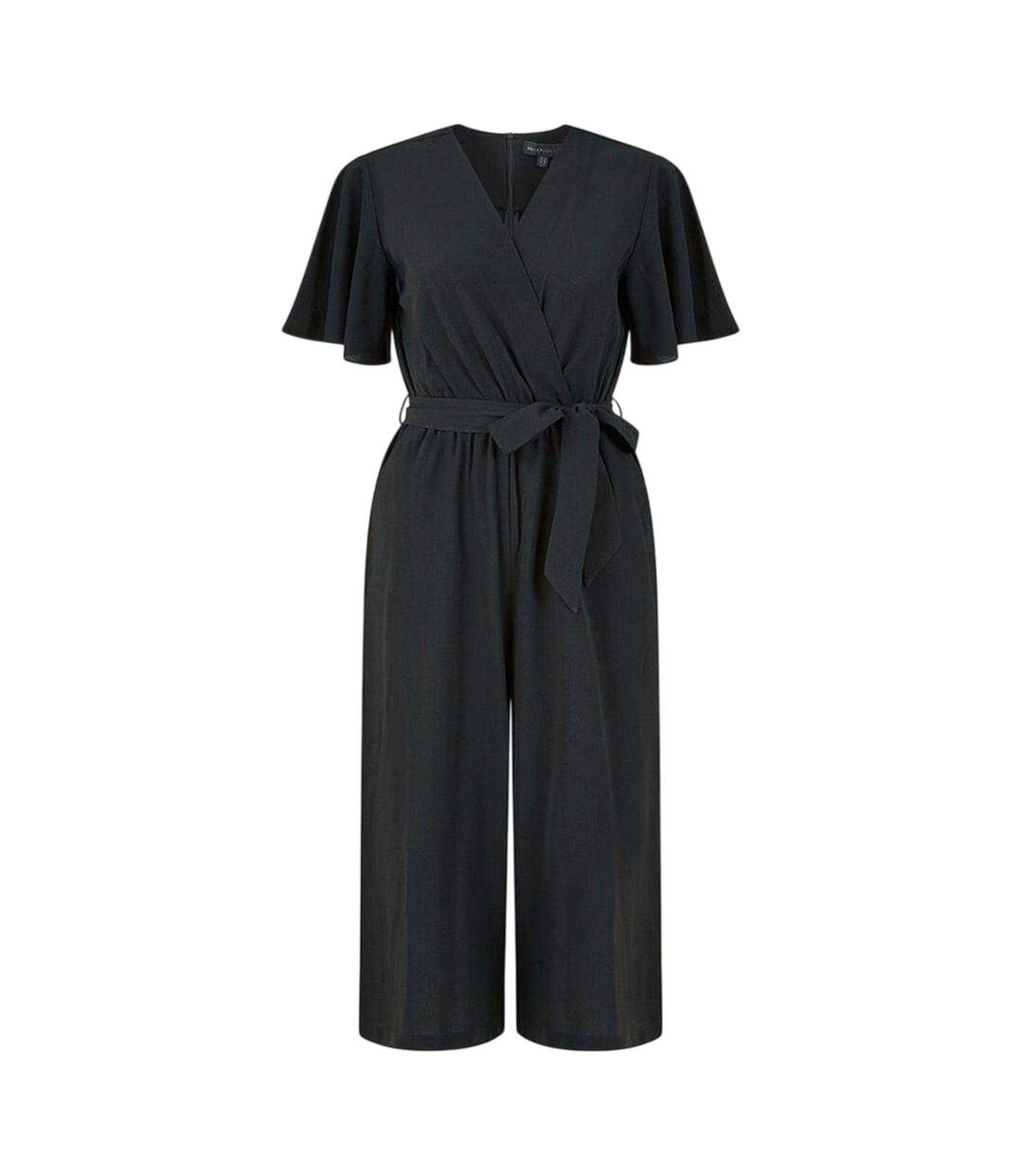 Combinaison Manches Style Ange Motif/style Court Femme Noir Mela London-2