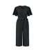 Combinaison Manches Style Ange Motif/style Court Femme Noir Mela London-2