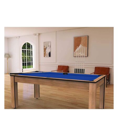 Billard convertible table 8 personnes Arizona + plateau dinatoire + pack d'accessoires