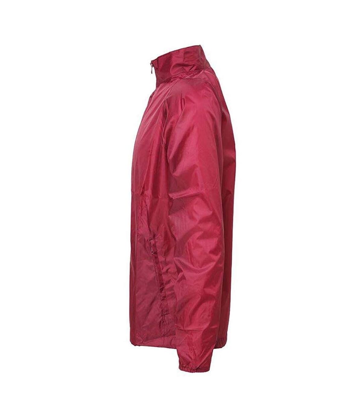 2786 Unisex Lightweight Plain Wind & Shower Resistant Jacket (Burgundy)