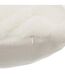 Coussin Imitation Fourrure Mara 45x45cm Blanc-2