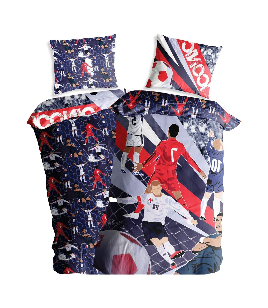 Its Coming Home Iconic Panel Duvet Set Multicoloured K Collection-4