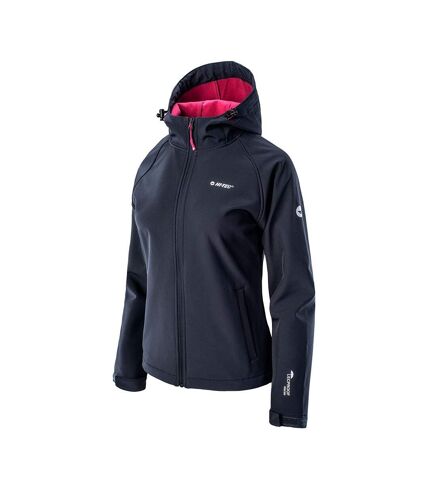 Veste softshell narmo femme bleu nuit / sangria Hi-Tec