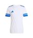 T-shirt Squadra Homme Blanc Bleu Adidas-2