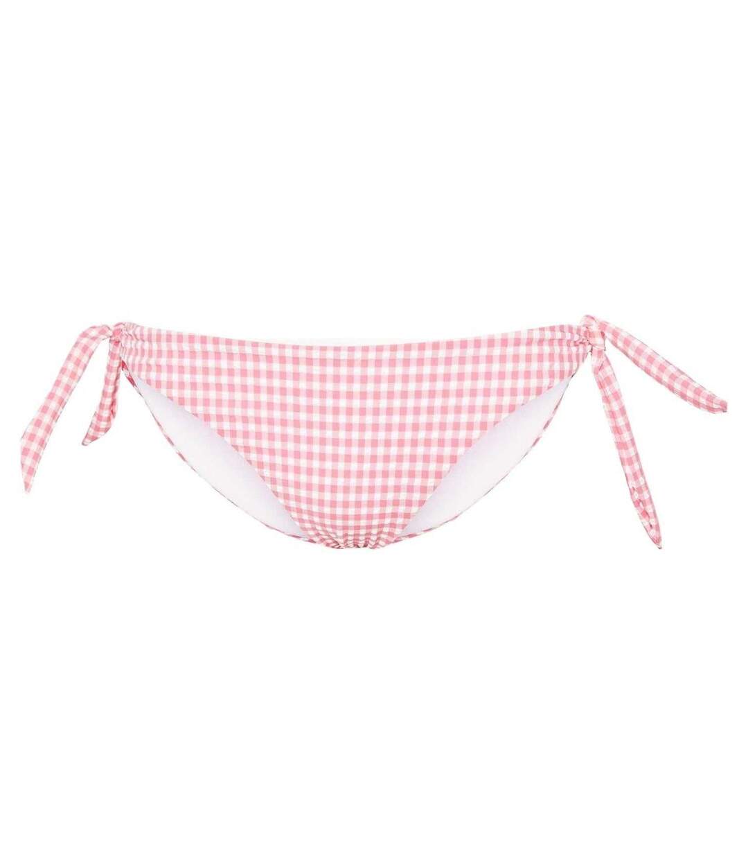 Bas De Maillot De Bain Motif/style À Carreaux Femme Bleu Clair Pieces-1