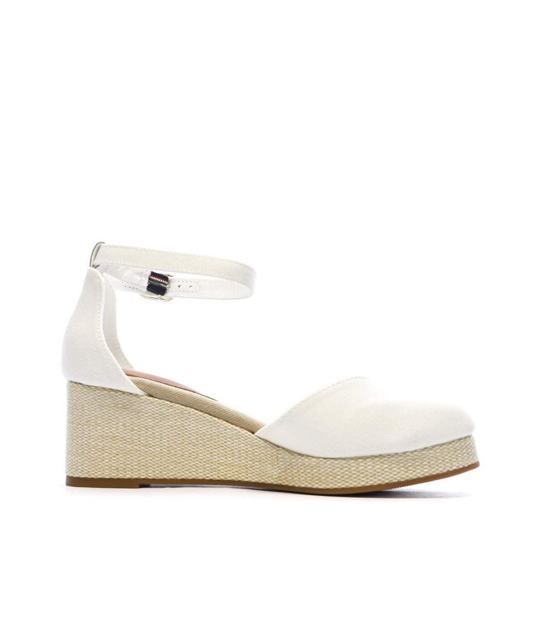 Sandales blanches femme tommy hilfiger fw0fw08657-2