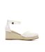 Sandales blanches femme tommy hilfiger fw0fw08657-2