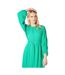 Robe mi-longue femme vert Principles