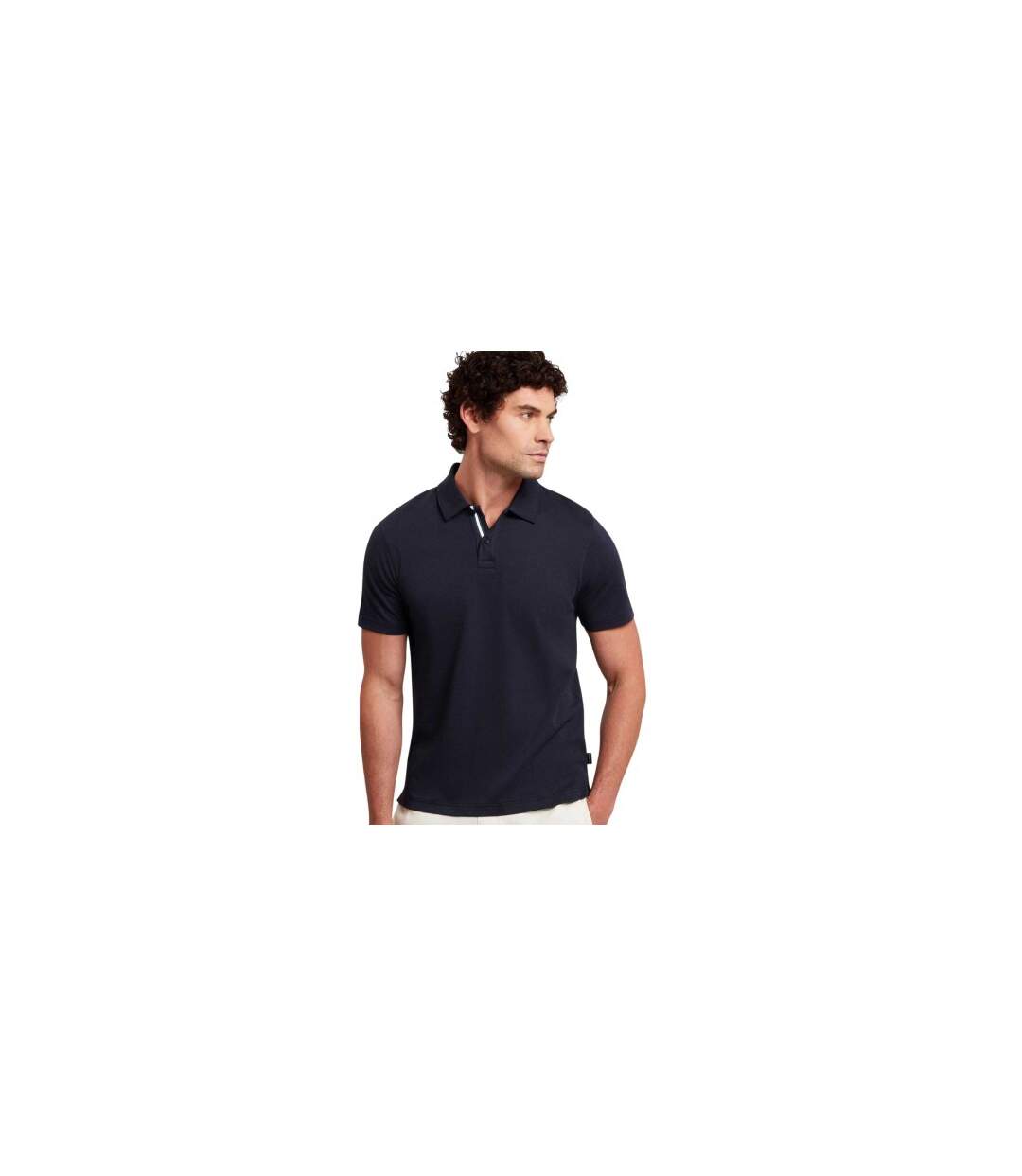 Mens Polo Shirt Navy Ted Baker-1
