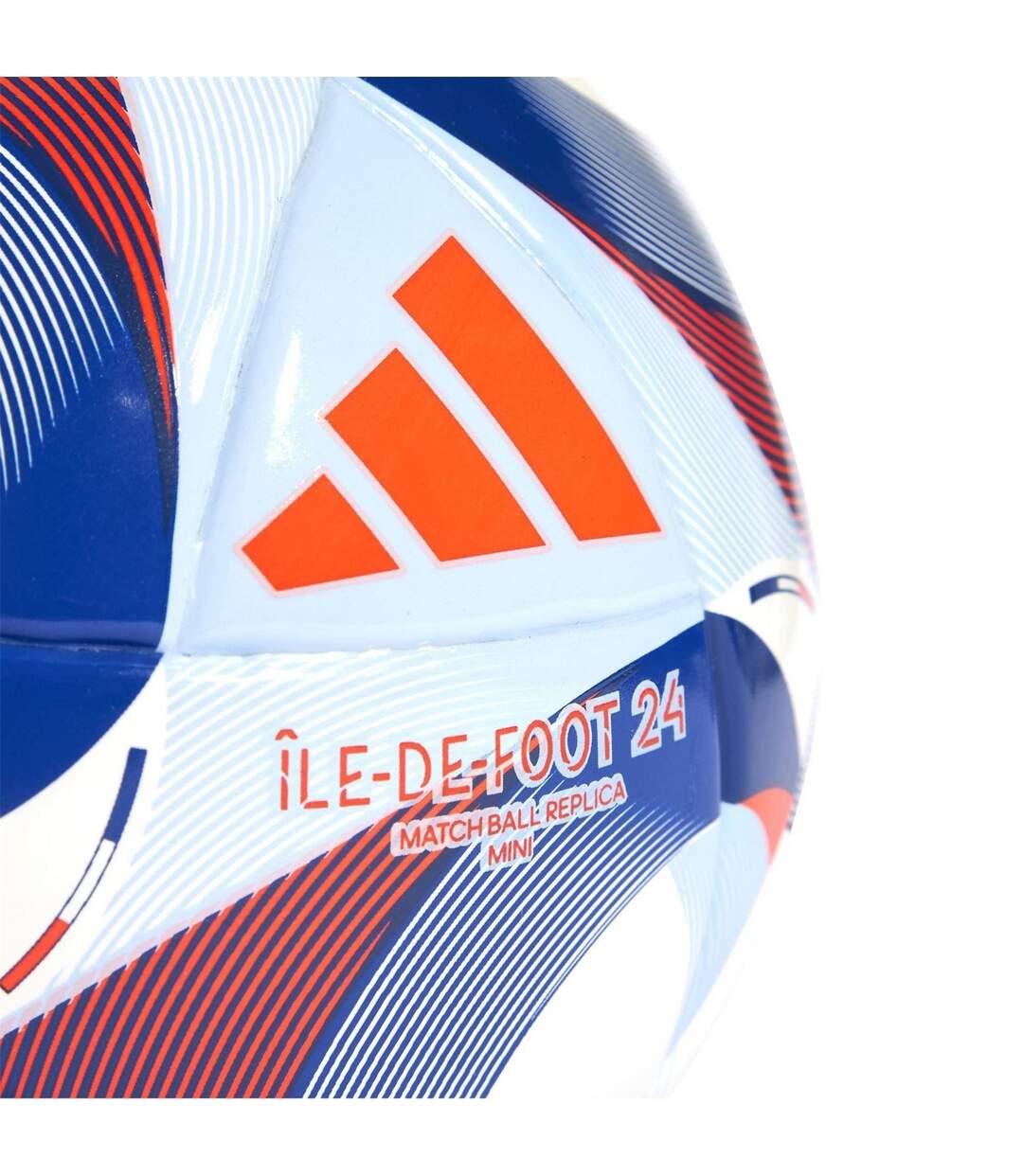 Mini Ballon De Foot Olympic Taille 1 Blanc Adidas-3