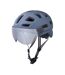 Casque avec visière gris adulte cairn quartz visor led - m-1