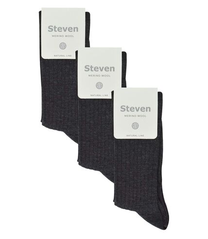 Steven - 3 Pairs Womens Soft Merino Wool Socks