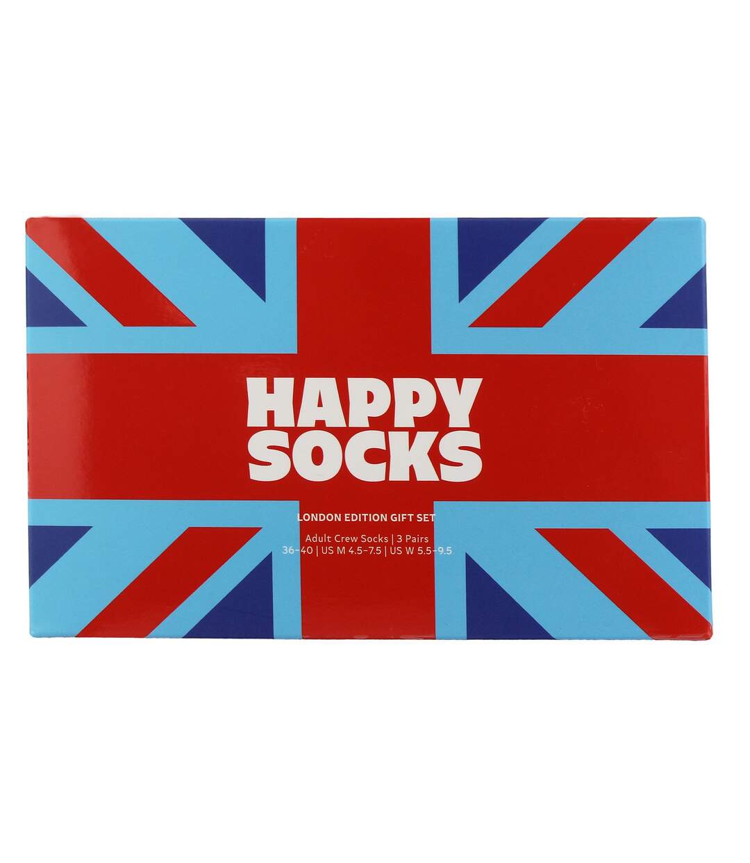 3 Pairs Unisex Socks with Union Jack in Gift Box-2