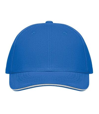 Buffalo 6 Panel Baseball Cap White Blue MidOcean