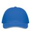 Buffalo 6 Panel Baseball Cap White Blue MidOcean-1