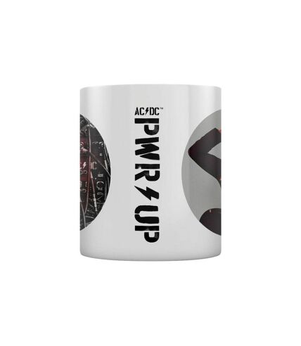 AC/DC - Mug PWR UP (Blanc / Noir / Rouge) (Taille unique) - UTPM1711
