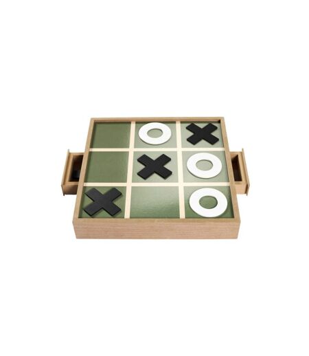 Jeu Morpion Tic Tac Toe 30cm Naturel