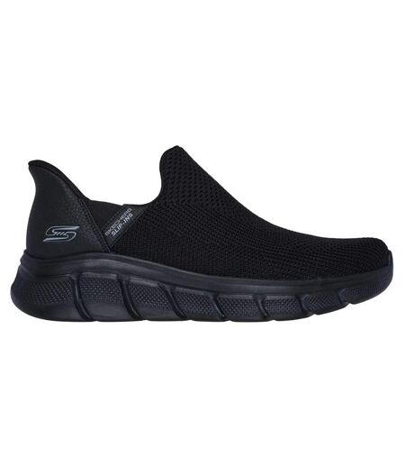 Mens bobs b flex resilient trainers black Skechers