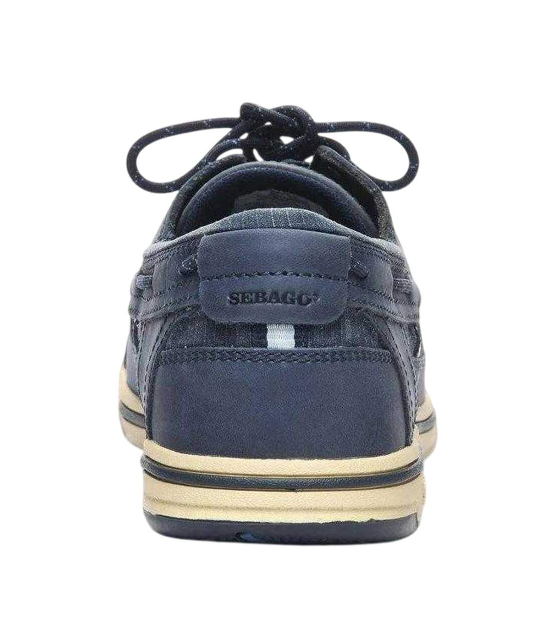 Chaussures Bateau Triton Homme Bleu Sebago-2