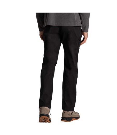Pantalon Léger Et Uni À Taille Mi-haute Semi-élastiquée Kiwi Pro Homme Noir Craghoppers