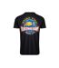 Mens electric carp marble wash t-shirt black Weird Fish