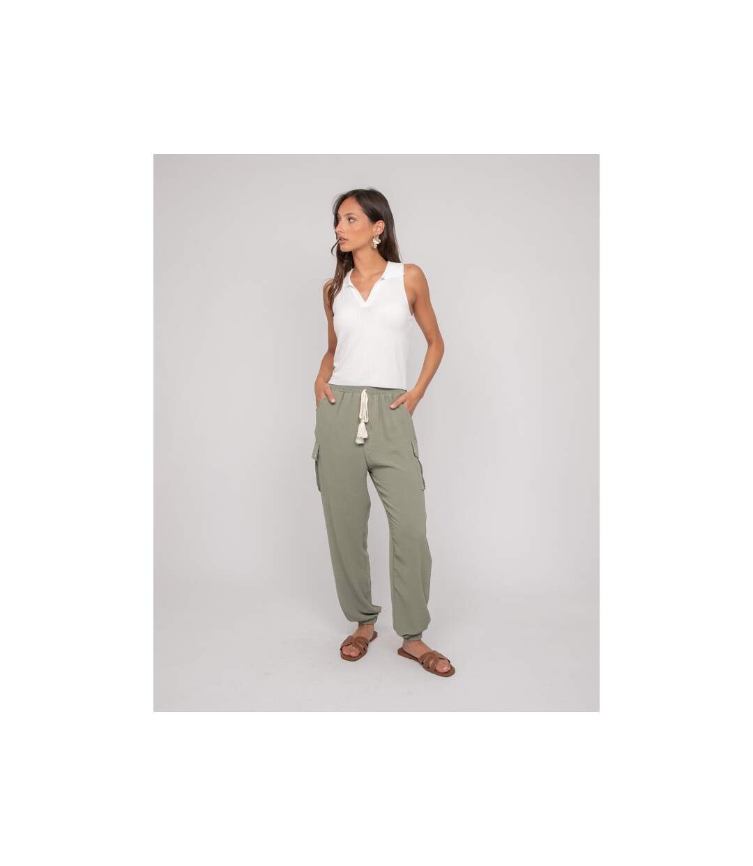 Pantalon cargo ETINOSA - Dona X Lisa-4