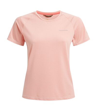 T-shirt ellie femme rose pêche Craghoppers