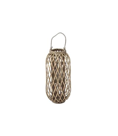 Lanterne Design en Bois Willow 66cm Gris