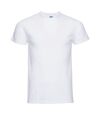 Russell Mens Slim Short Sleeve T-Shirt (White)