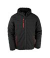 Result Genuine Recycled Mens Compass Padded Jacket (Black/Red)