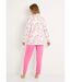 Pyjama imprimé veste boutonnée coton-2