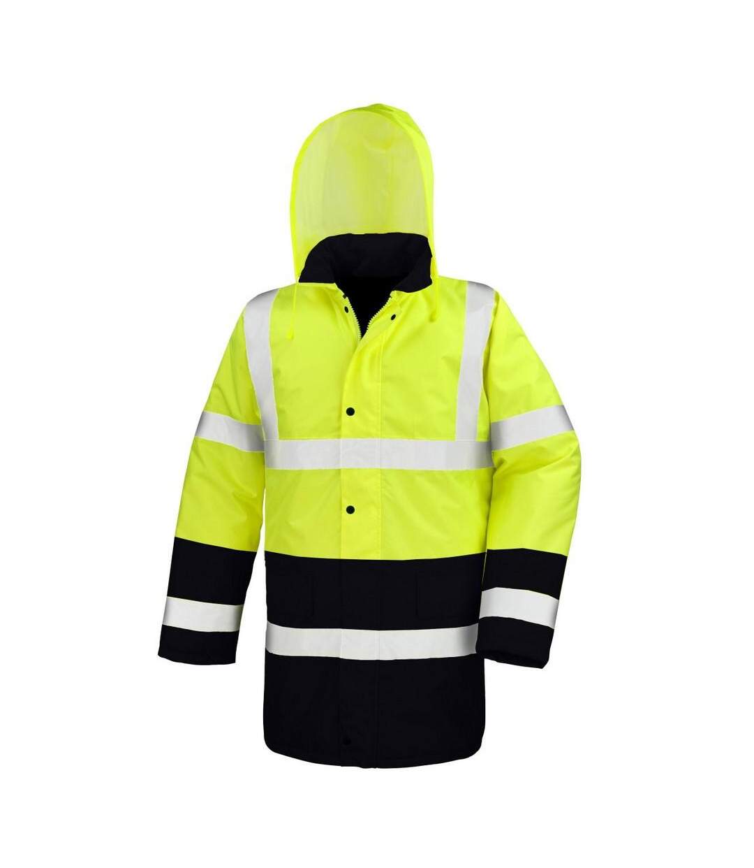 Manteau homme jaune fluo / noir SAFE-GUARD by Result-1