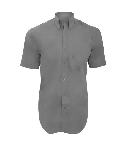 Chemise à manches courtes homme gris argenté Kustom Kit