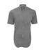 Chemise à manches courtes homme gris argenté Kustom Kit