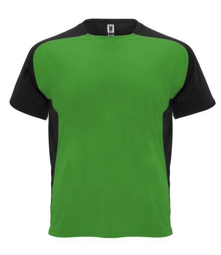 T-shirt Bugatti Adulte Vert Fougère Noir Roly Sport