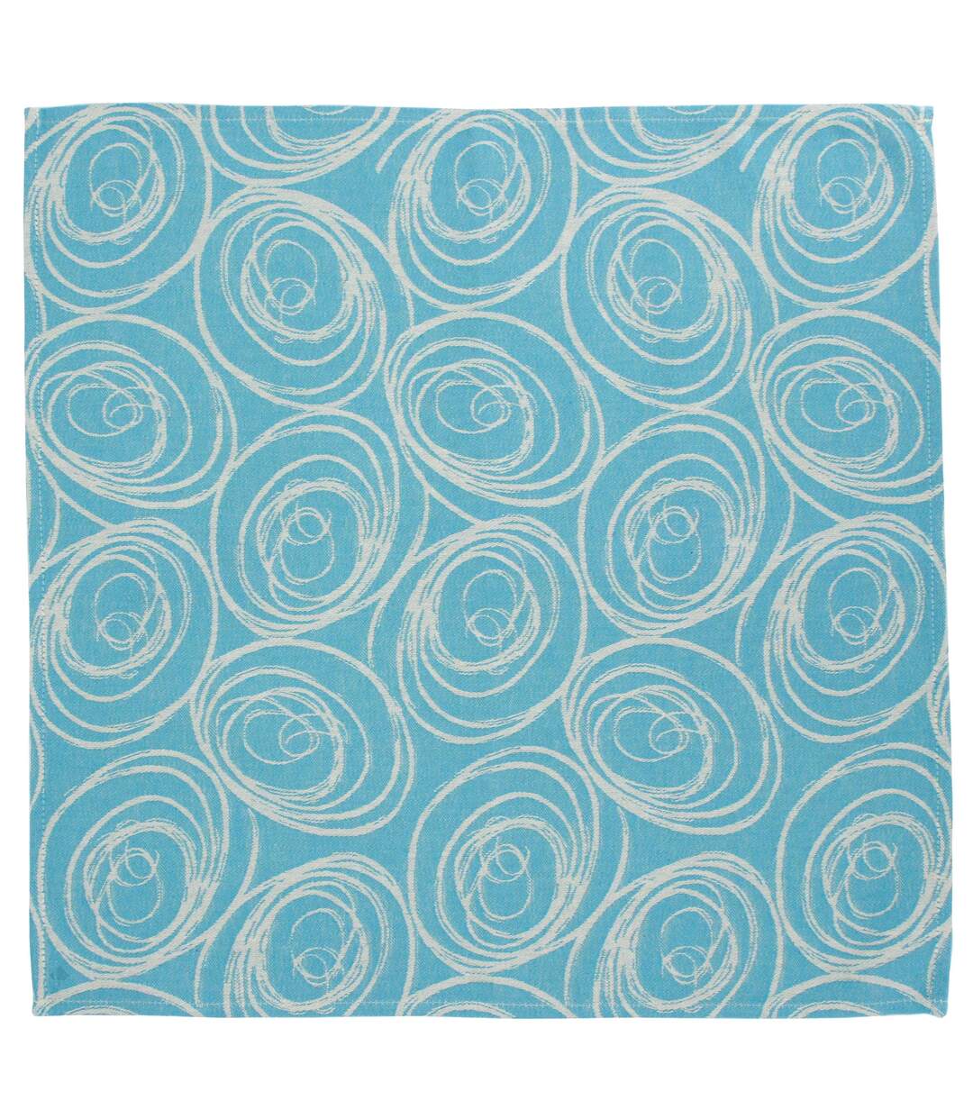 Lot de 3 serviettes table Jacquard SPIRALE